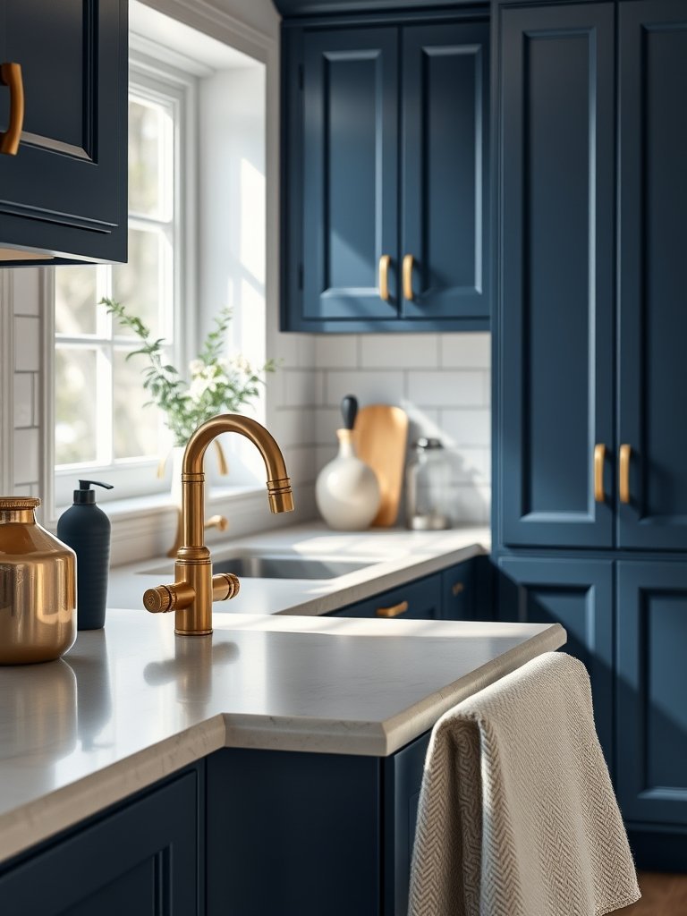 Add Brushed Brass Hardware