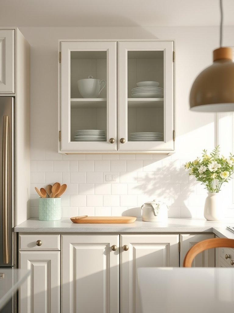Add Glass Front Cabinet Doors