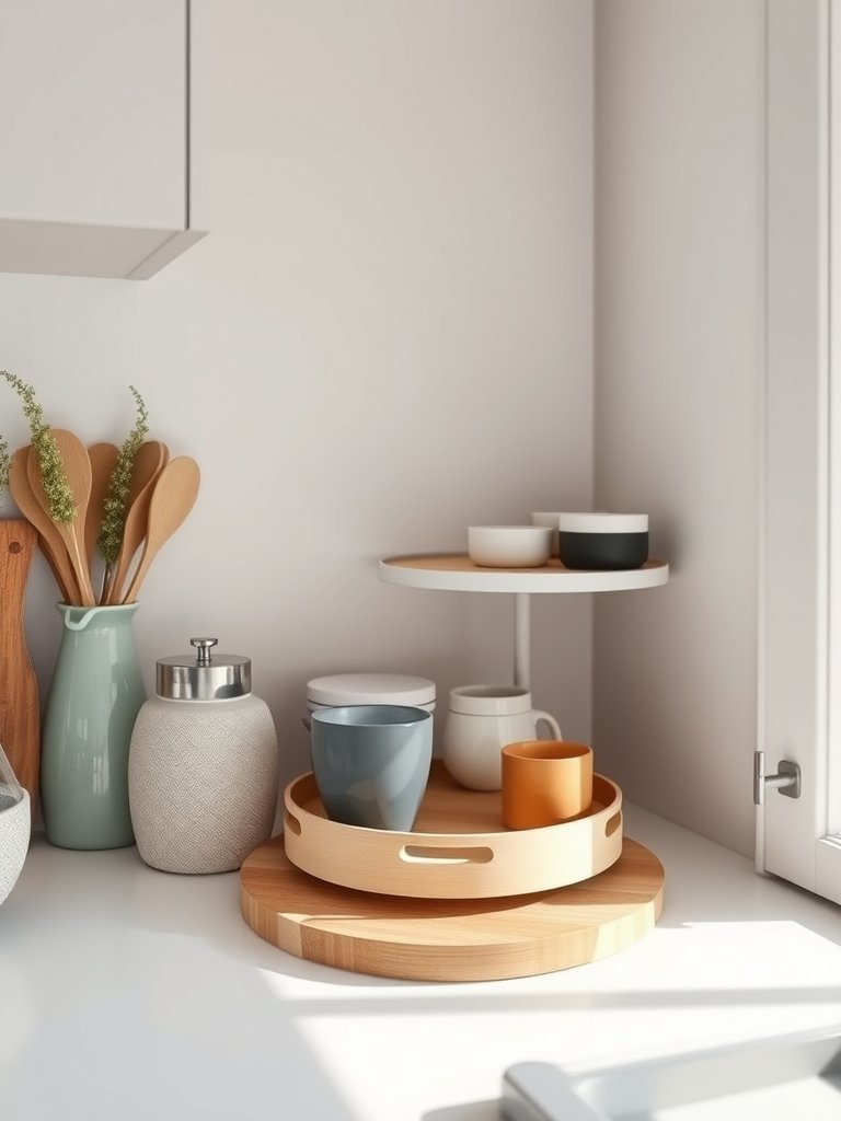 Add Lazy Susan Trays