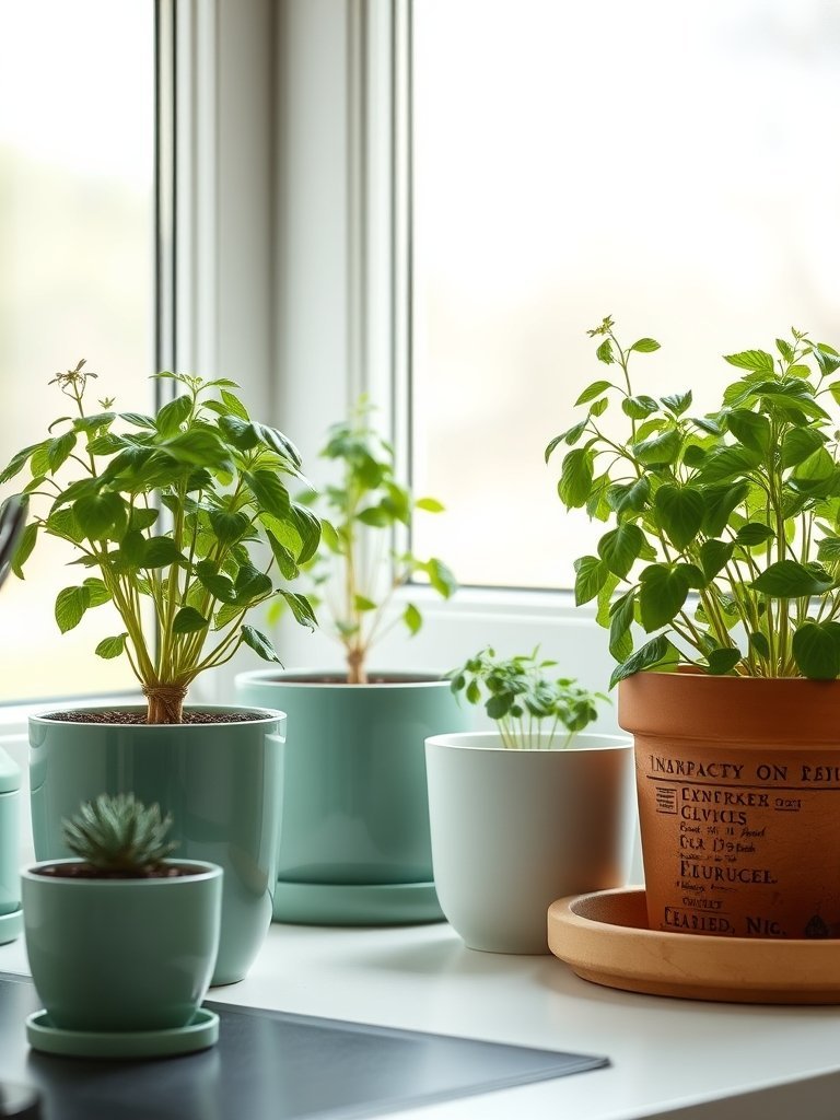 Add Potted Herb Plants