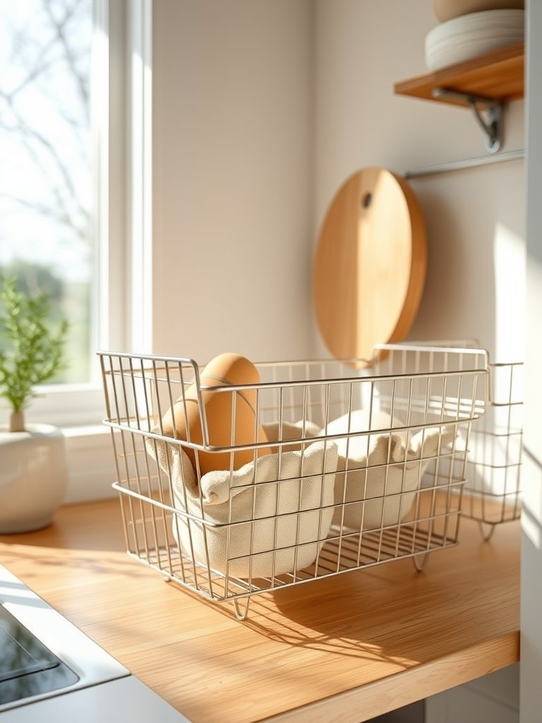 Add Pull Out Wire Baskets
