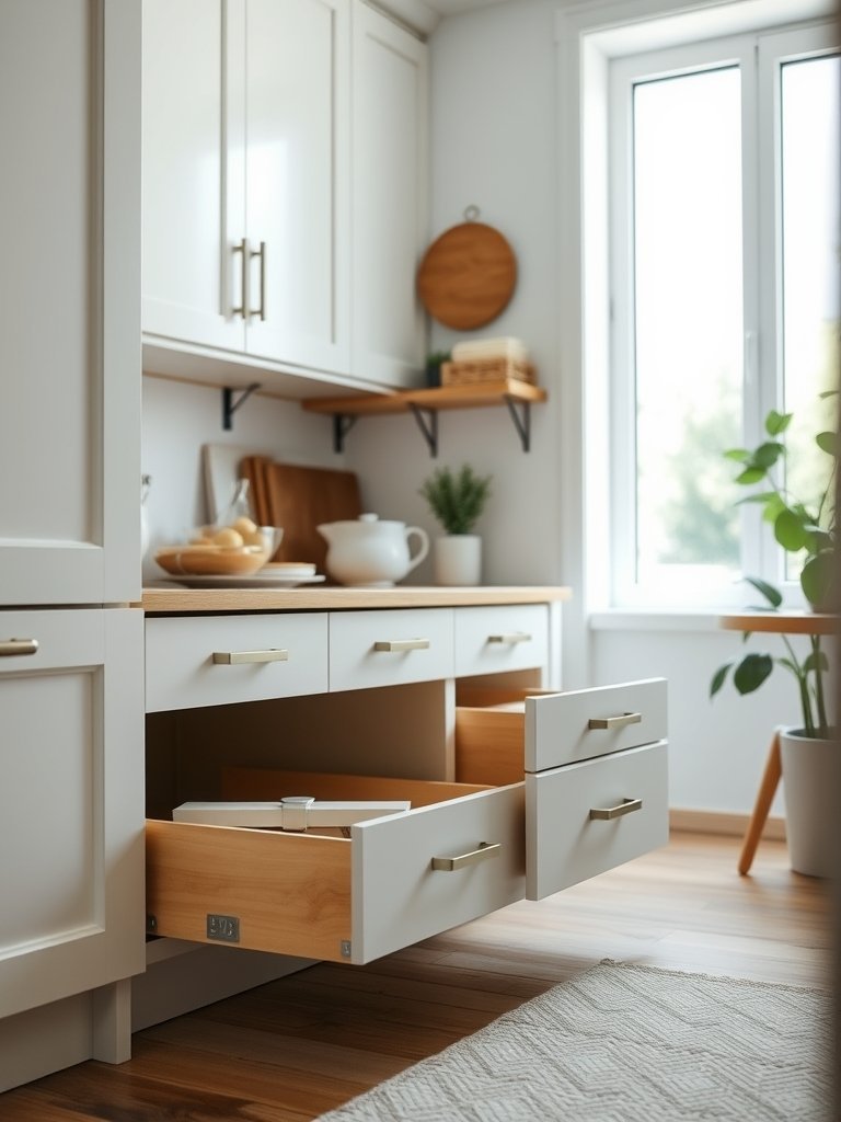Add Toe Kick Storage Drawers