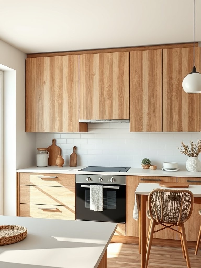 Ash Wood Modern Cabinets