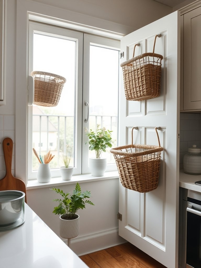 Attach Baskets To Cabinet Doors