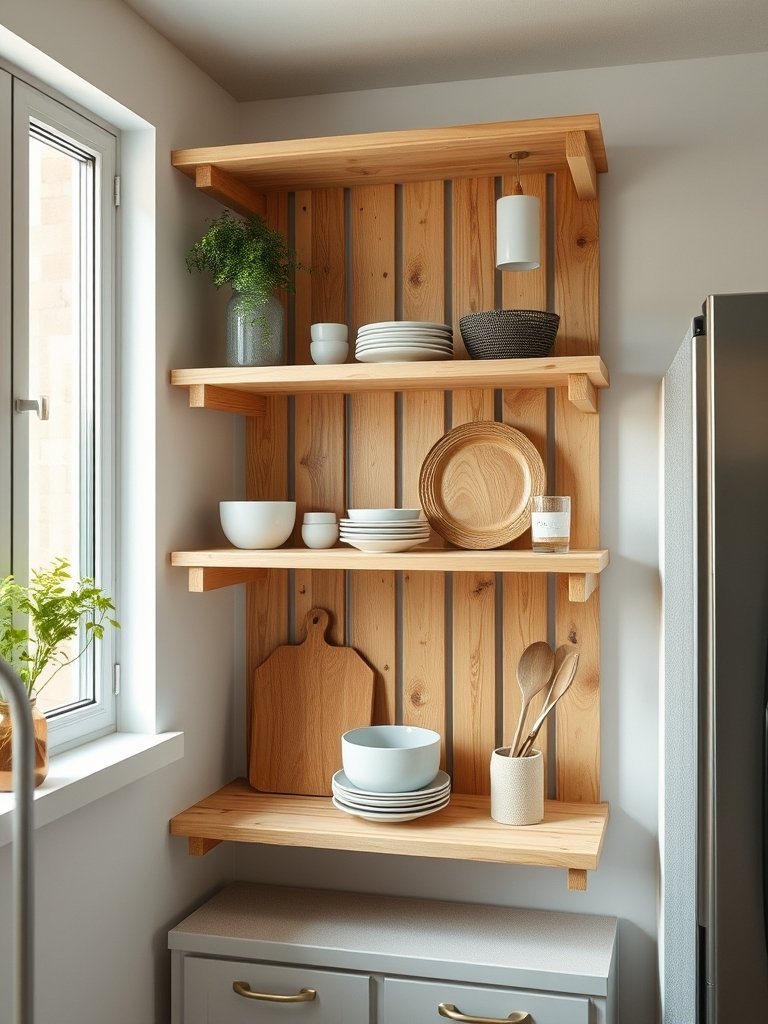 Build Open Shelves for Easy Access