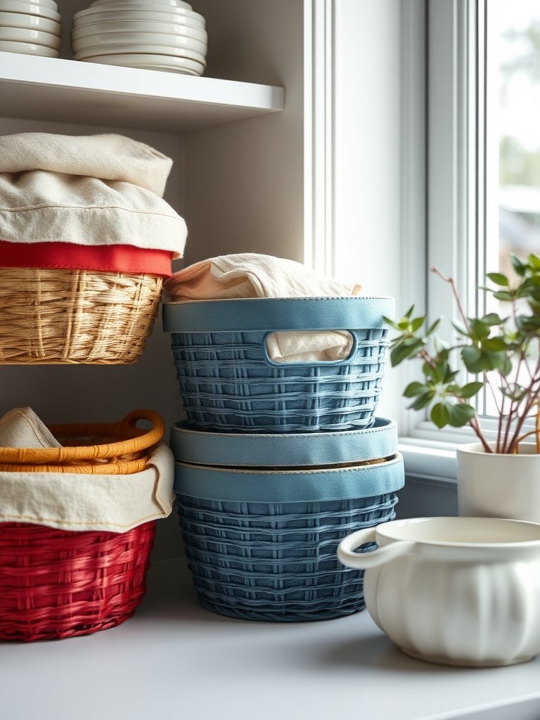 Choose Colorful Open Baskets