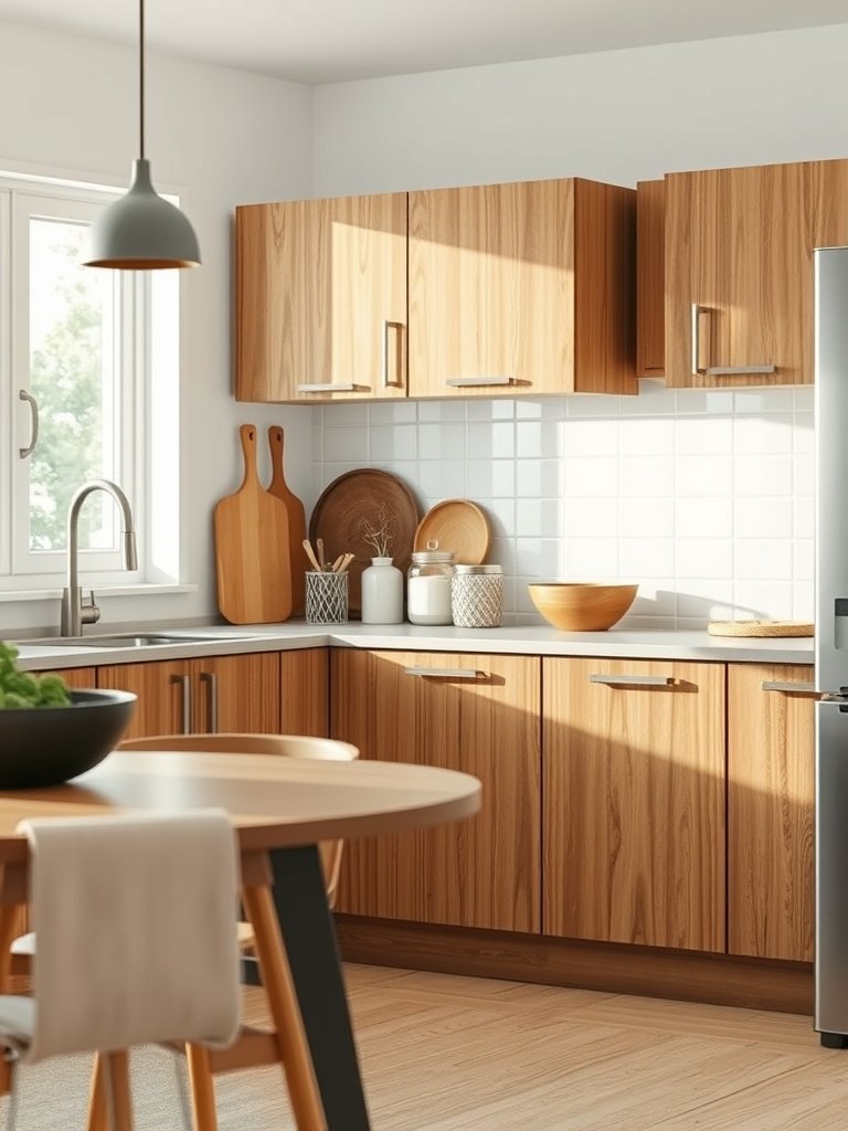Combine Metal With Warm Wood