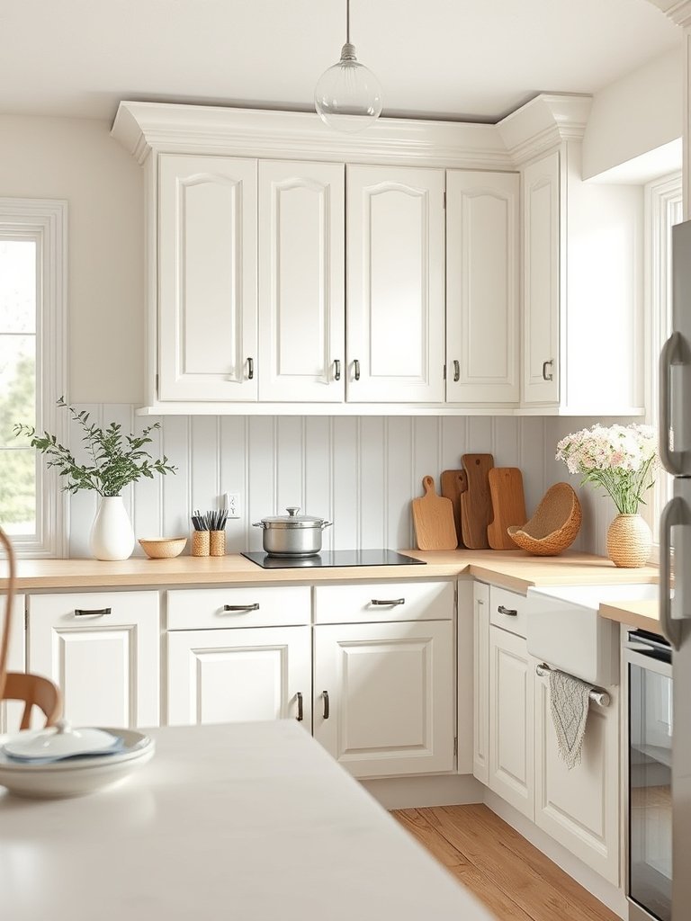 Creamy White Chalk Paint Finish