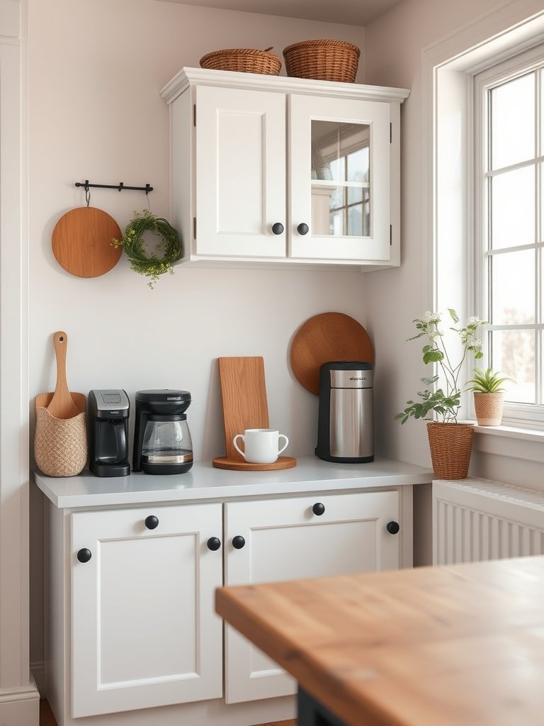 Create a Coffee Station Nook