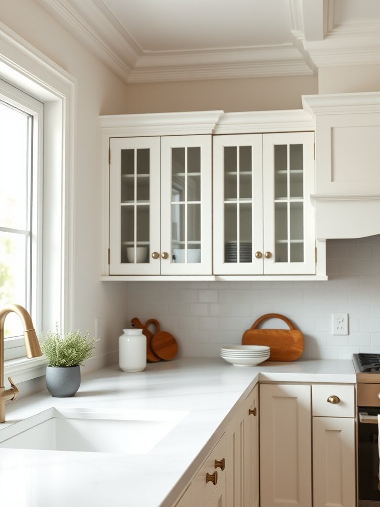 Crown Molding Adds Custom Height