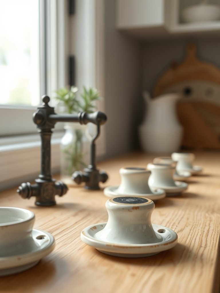 Cup Pulls And Iron Hinges