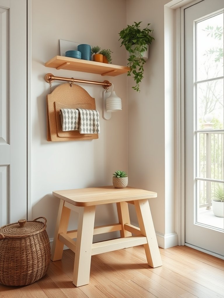 Custom Step Stool Storage
