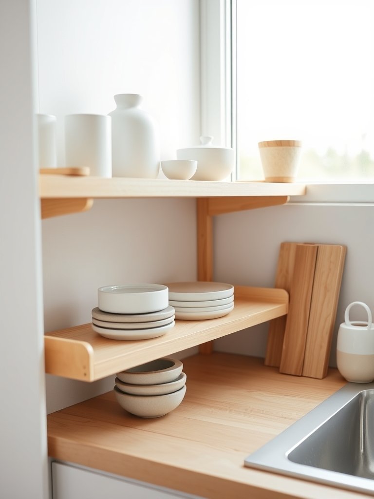 Custom Tiered Shelf Inserts