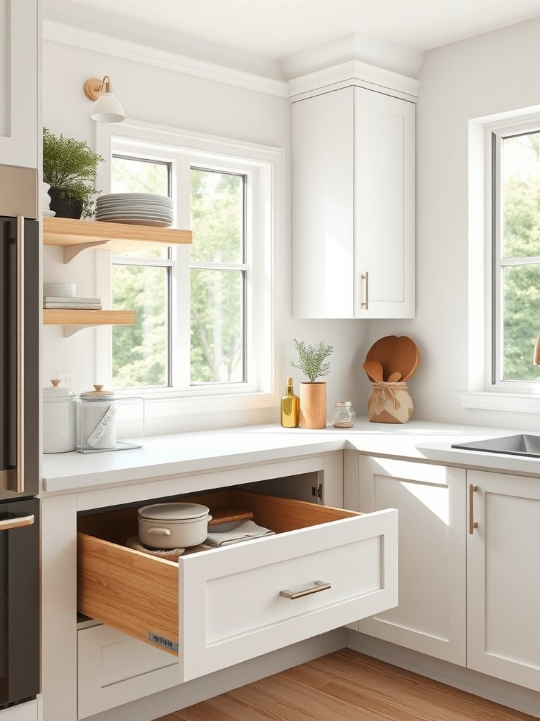Deep Corner Pull Out Drawers