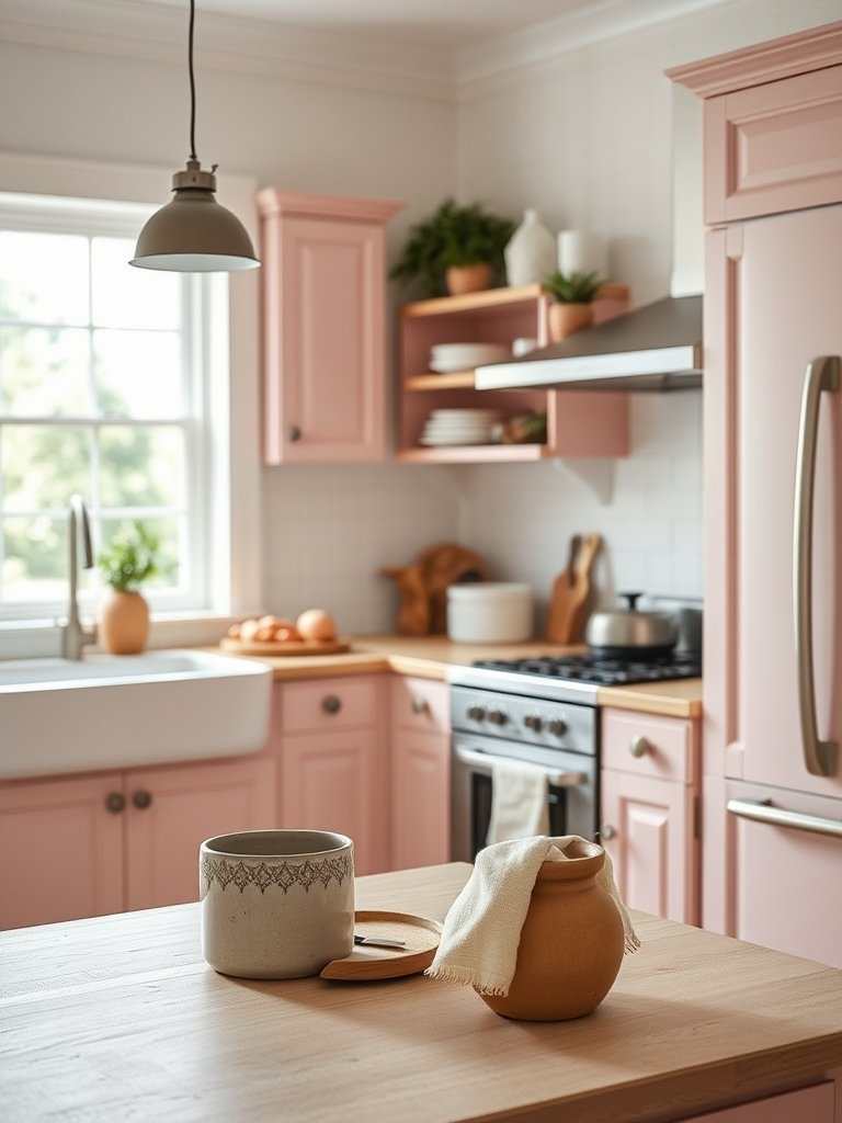 Dusty Rose for Farmhouse Styles