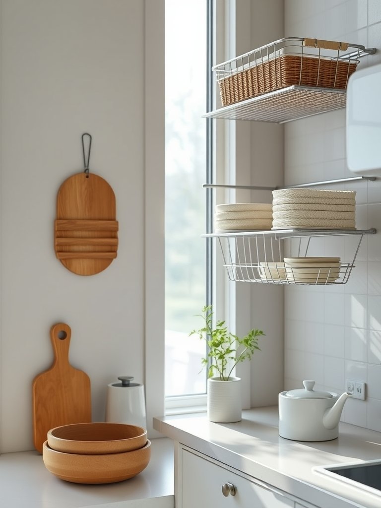 Floating Vertical Basket Rails