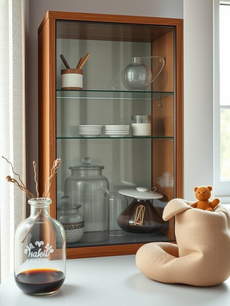 Glass Display For Collectibles
