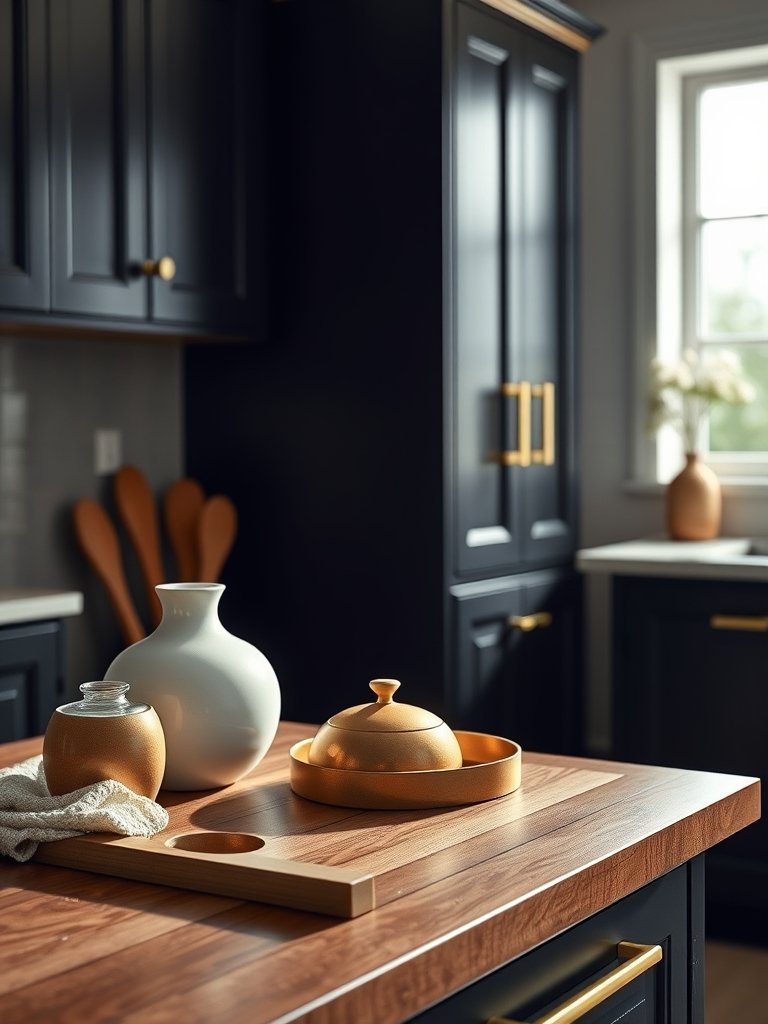 Go With Brushed Brass Hardware