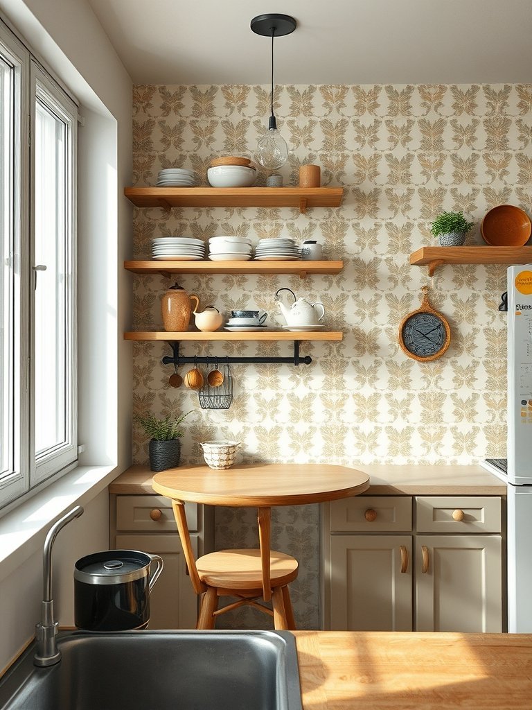 Hang A Vintage Pattern Wallpaper