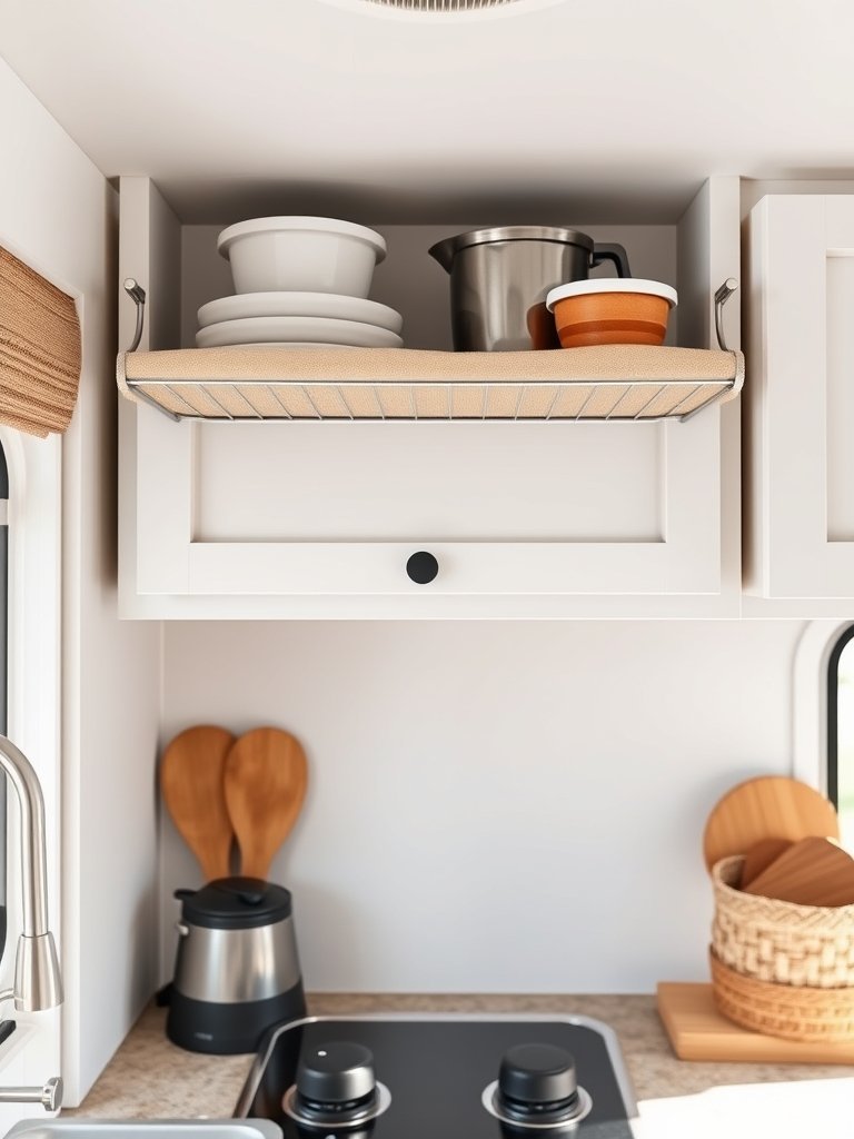Hang Racks From Under Upper Units
