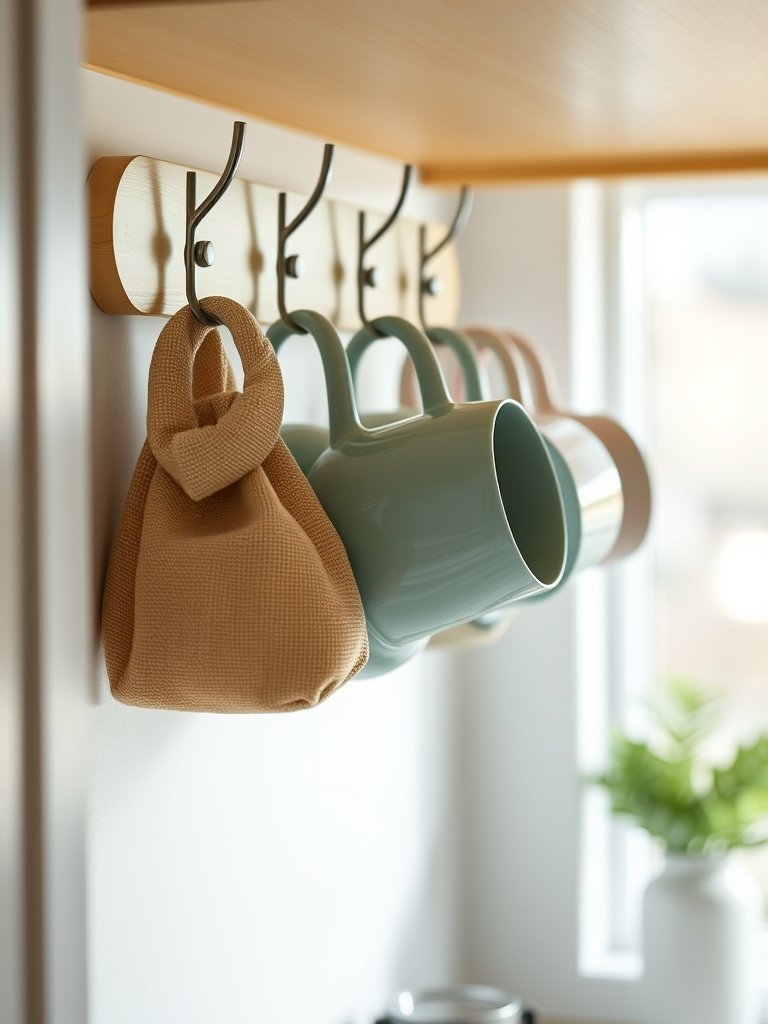 Hang Your Mugs From Hooks