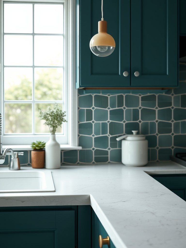 Incorporate Geometric Patterned Tiles