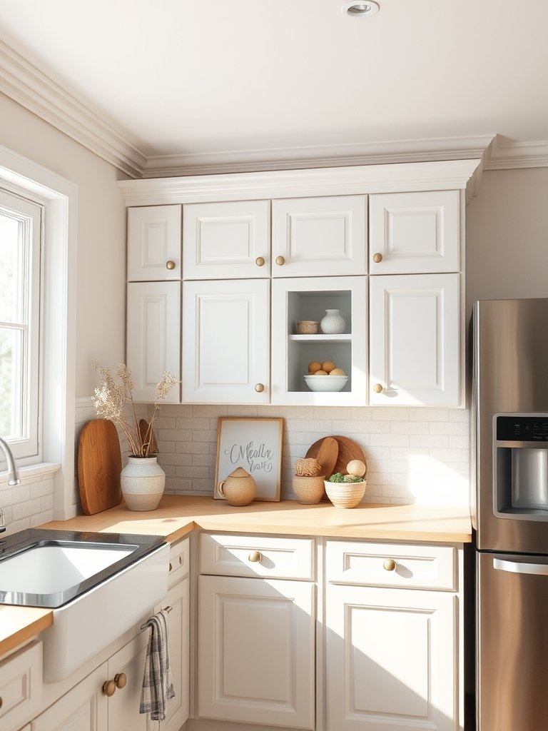 Install Crown Molding on Top