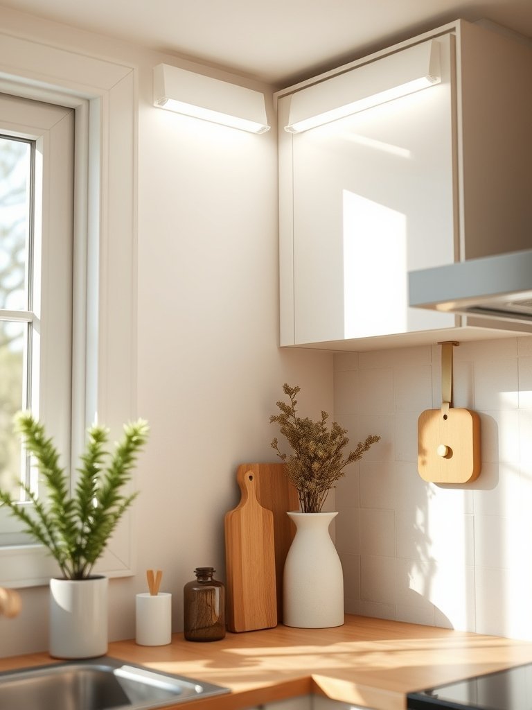 Install Interior Corner Lighting Strips