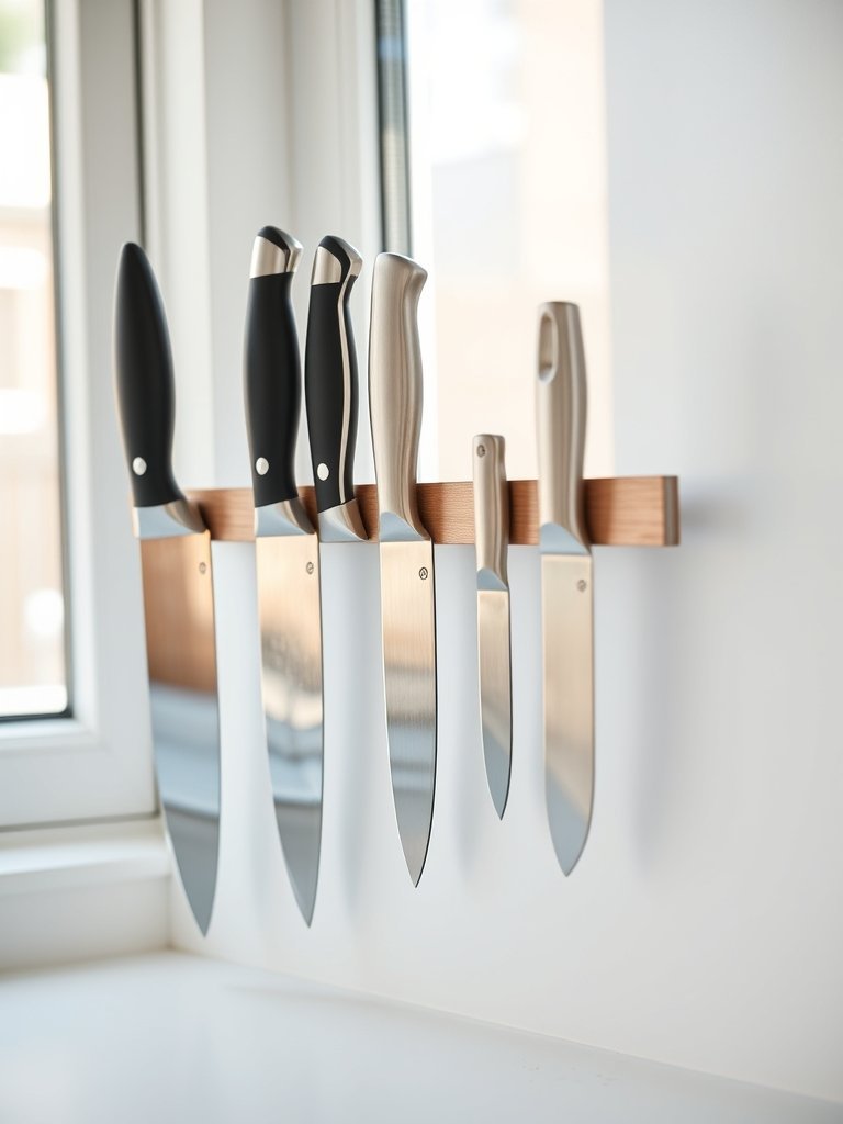 Install Magnetic Knife Strips