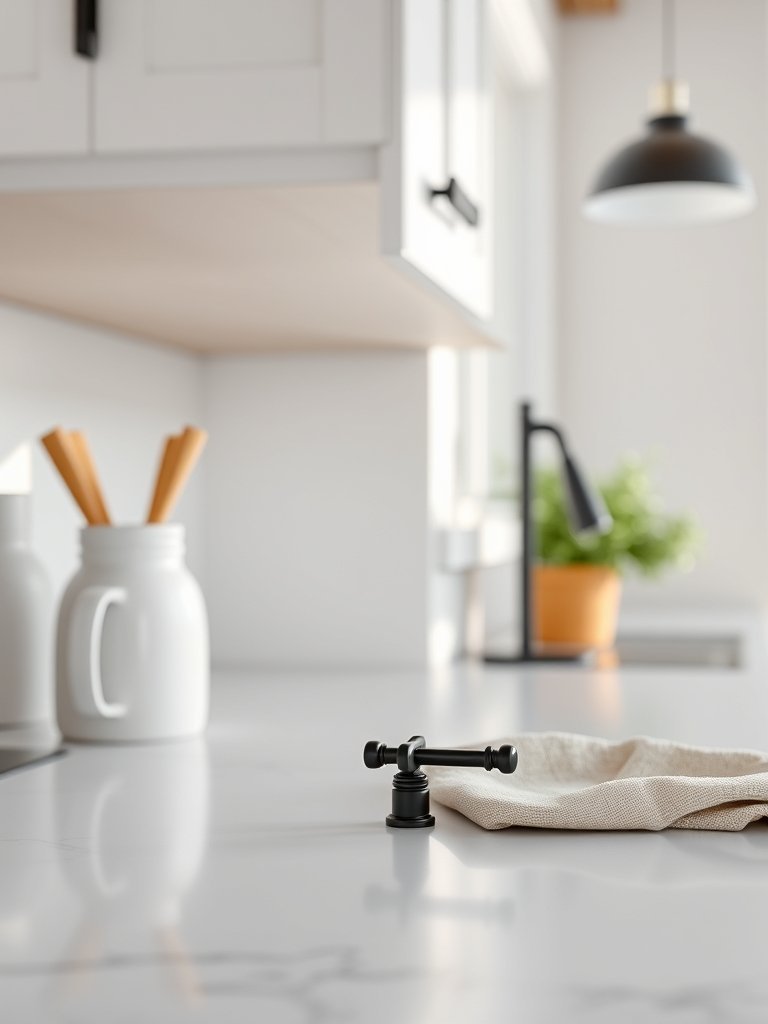 Install Modern Matte Black Pulls