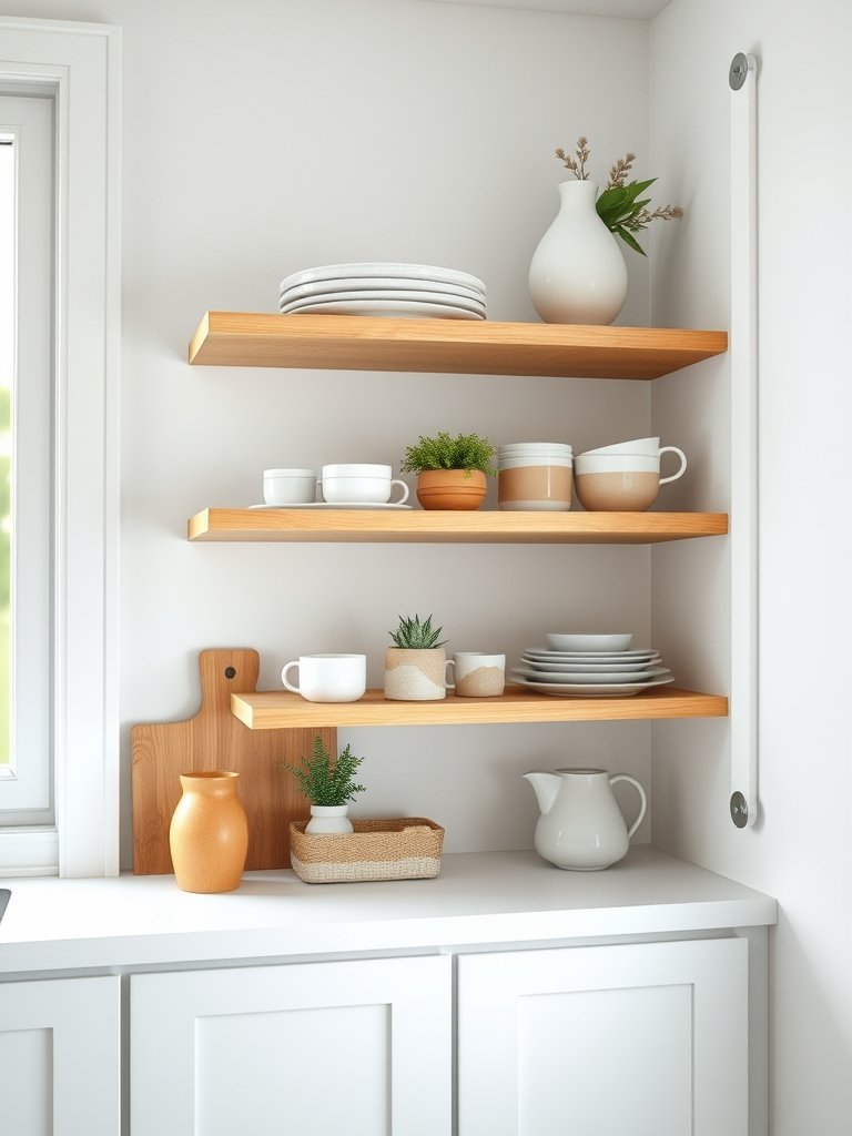 Install Tiered Shelves