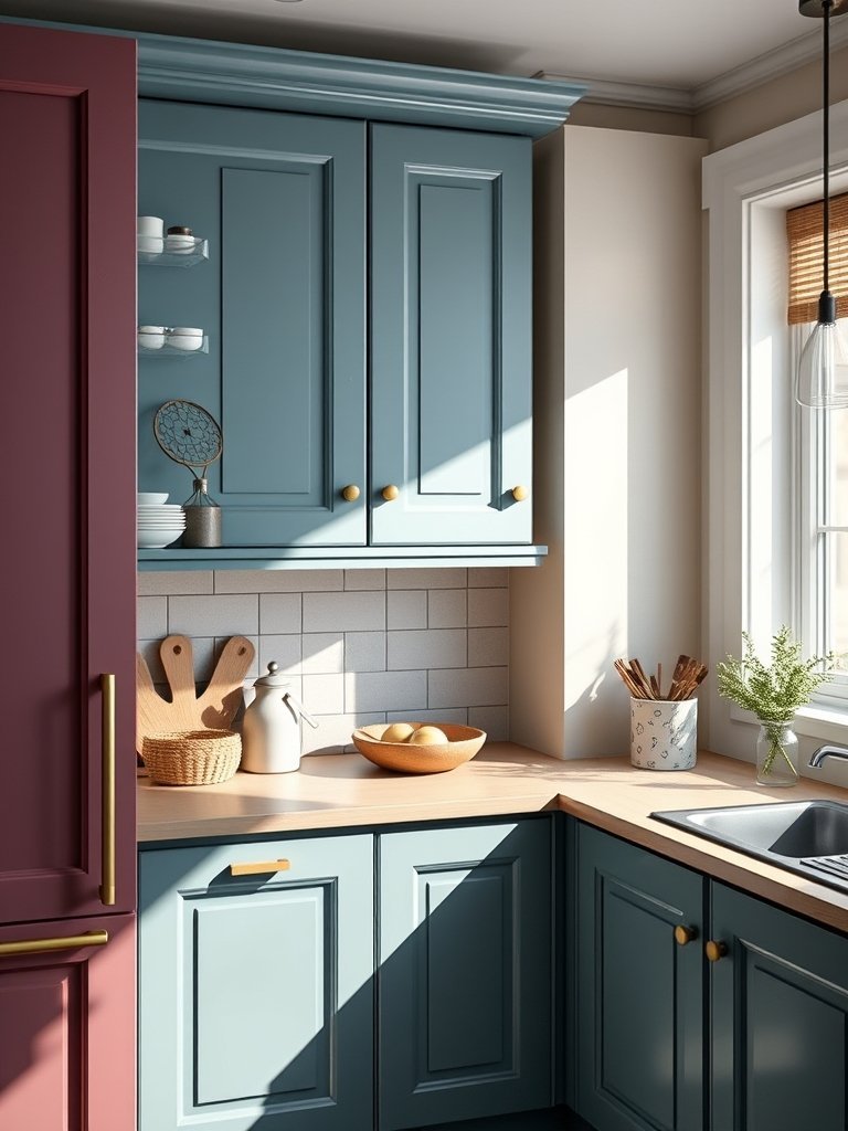 Jewel Tones On Corner Units