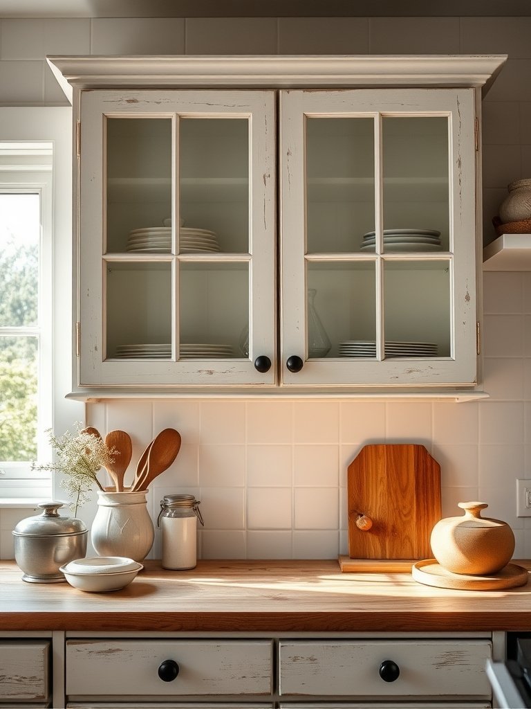 Keeping Glass Front Cabinet Doors