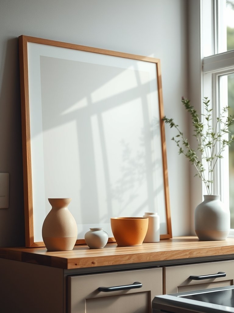 Lean Large Framed Art Pieces