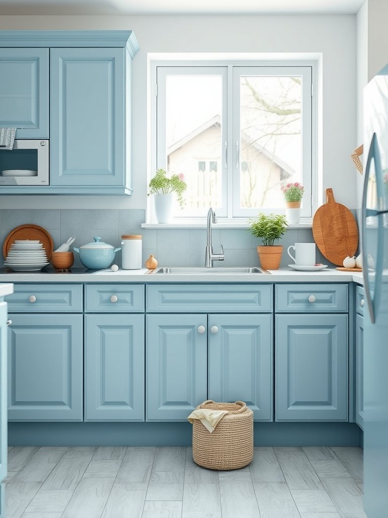 Light Blue for Airy Spaces