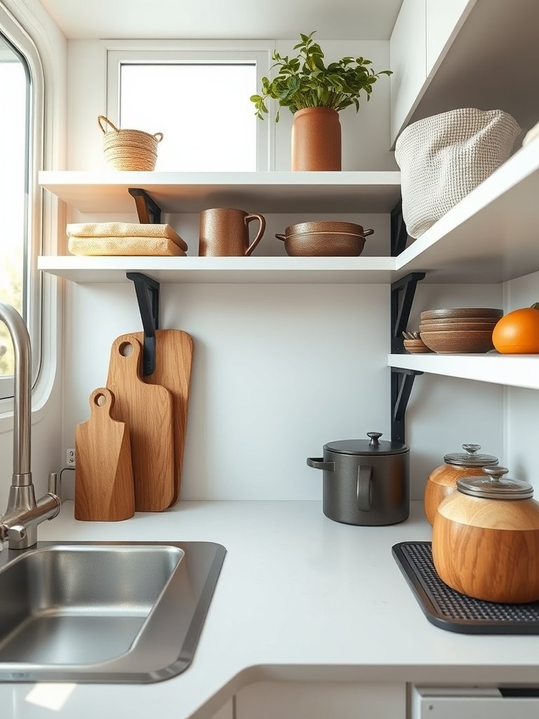 Line Shelves With Non Slip Mats
