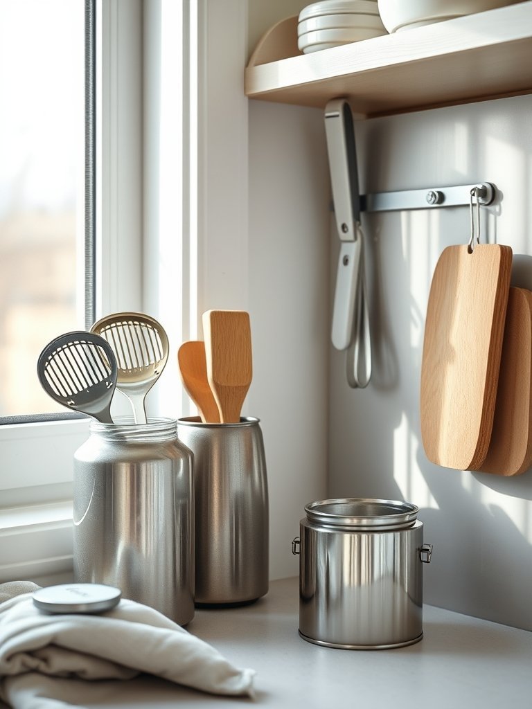 Magnetic Backing for Metal Utensils