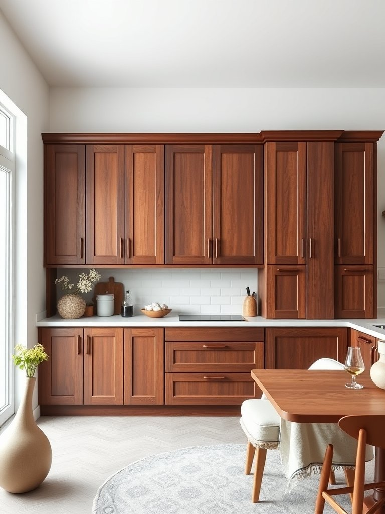 Mahogany Wood Elegant Cabinets