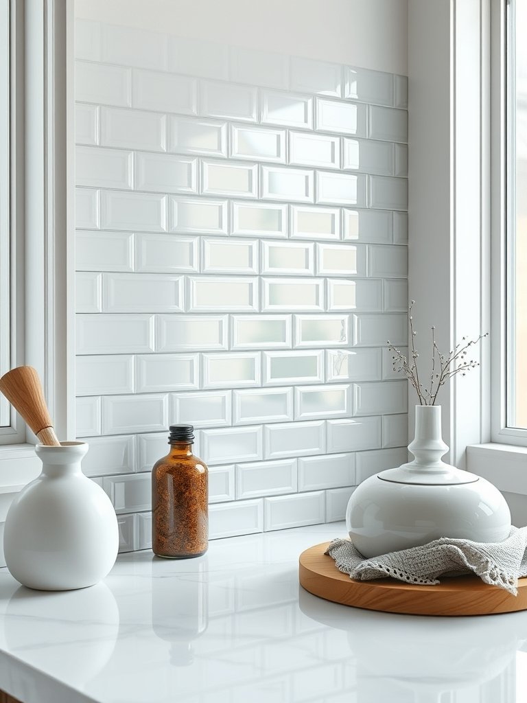 Mirrored Glass Subway Tile