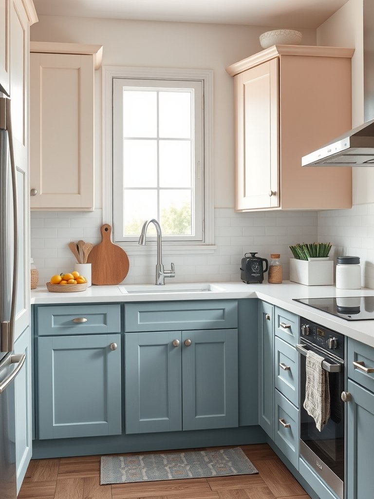 Mix Colors on Cabinets