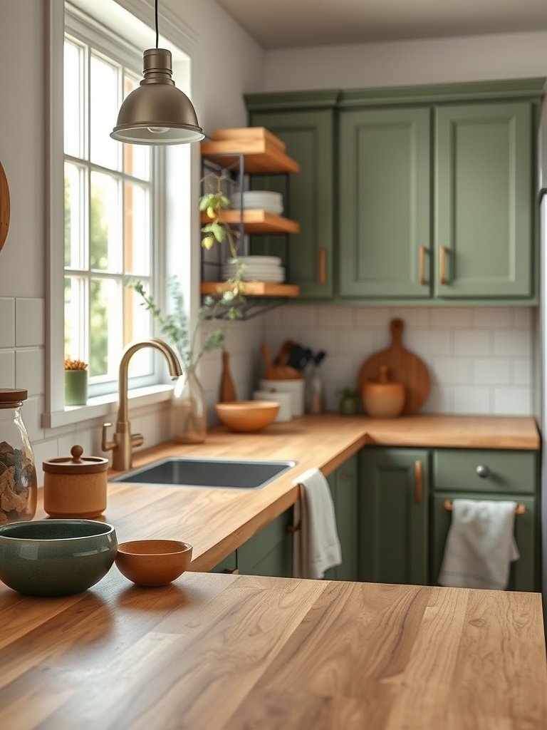 Mix In Butcher Block Counters
