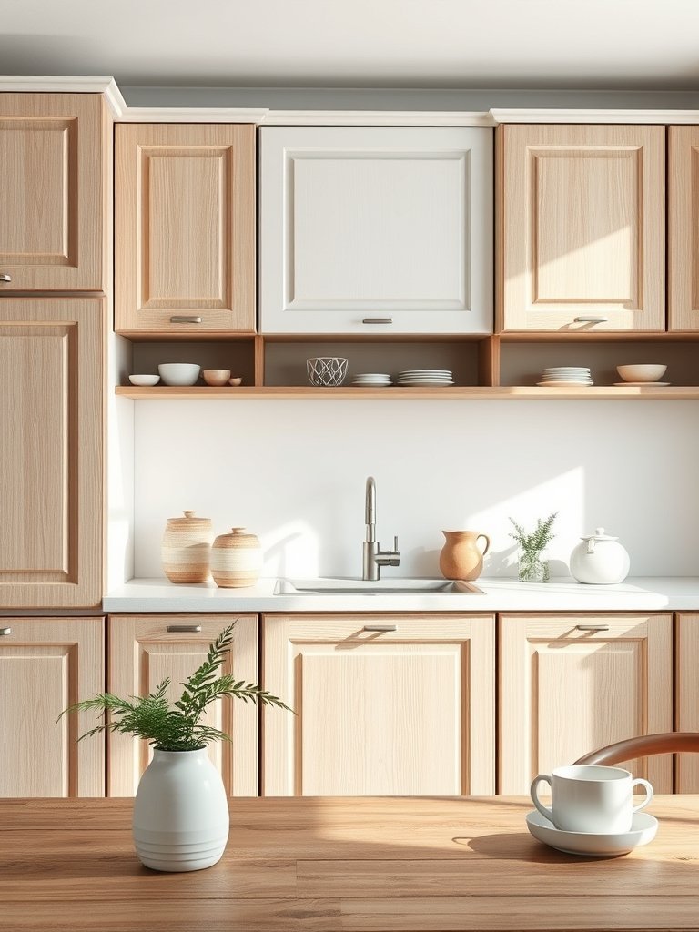 Mix Wood Grain With Painted Frames