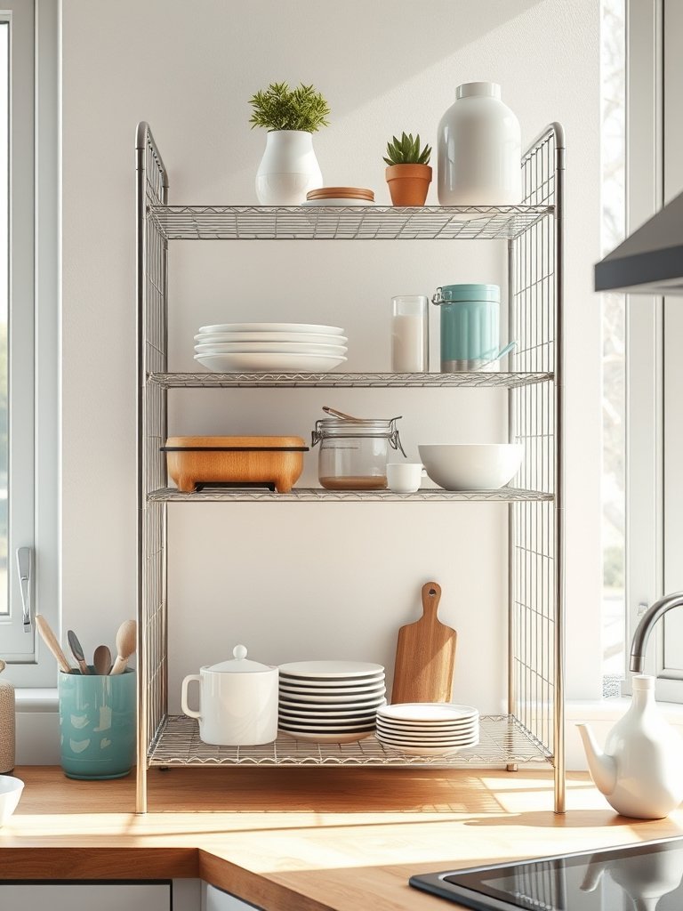 Mount Open Retro Metal Shelving