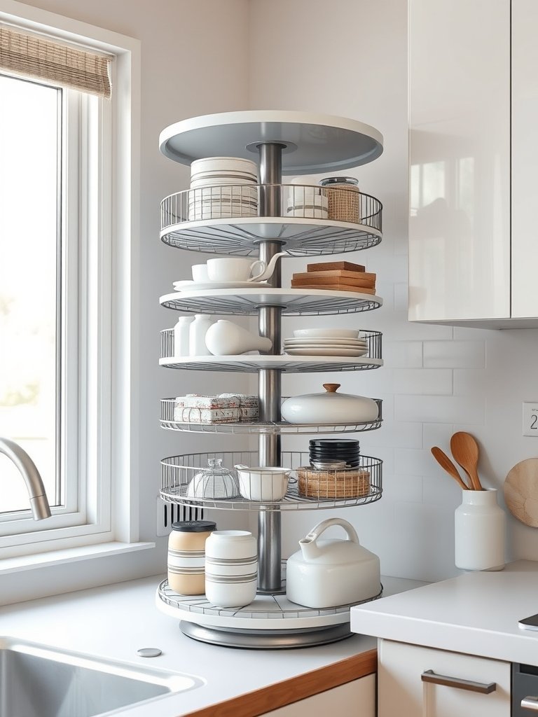 Multi-Level Carousel Rack