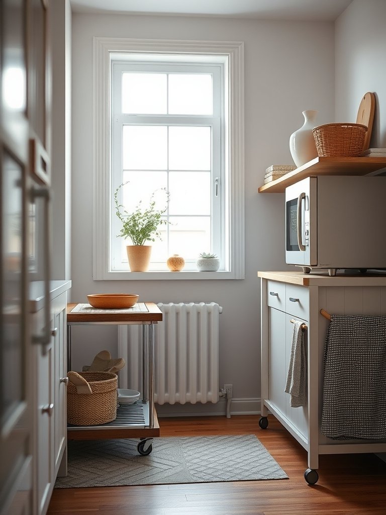 Multi Purpose Microwave Carts