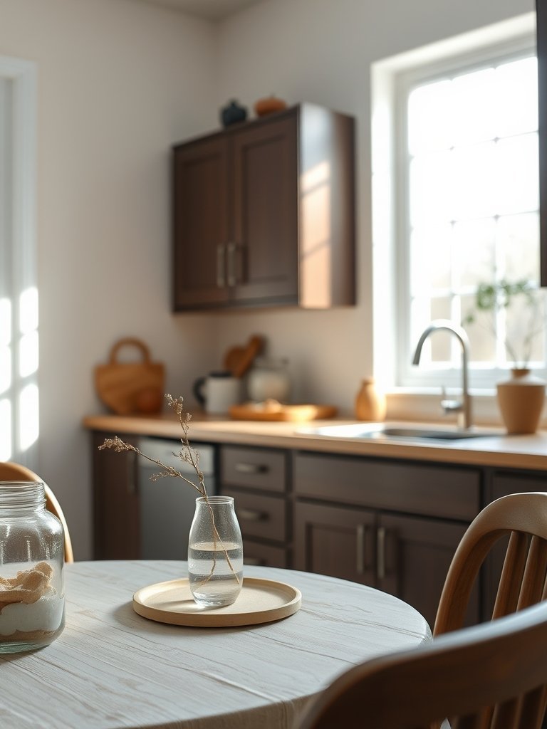 Natural Light Focuses On Windows