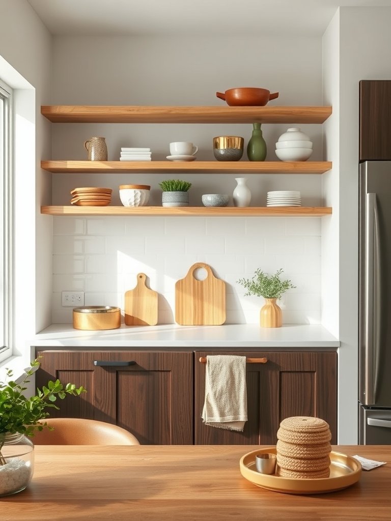 Open Shelving Breaks The Line