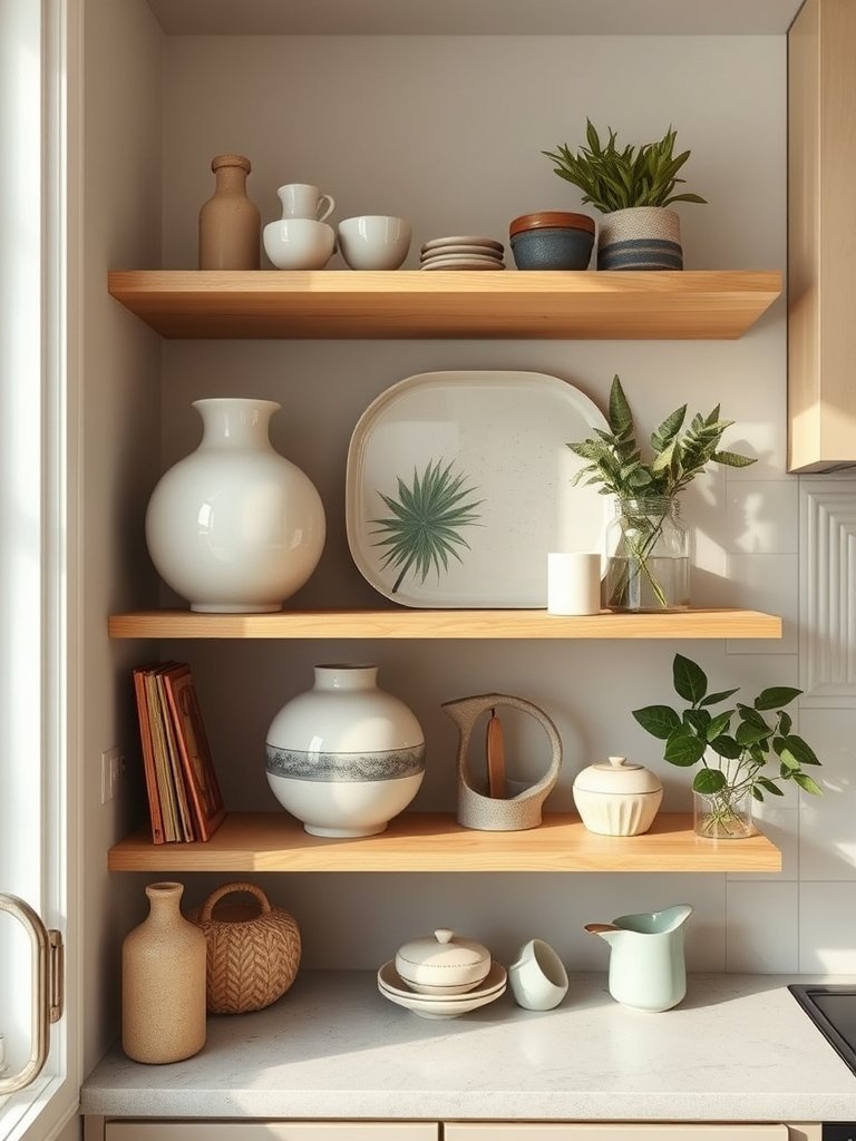Open Shelving for Decorative Displays