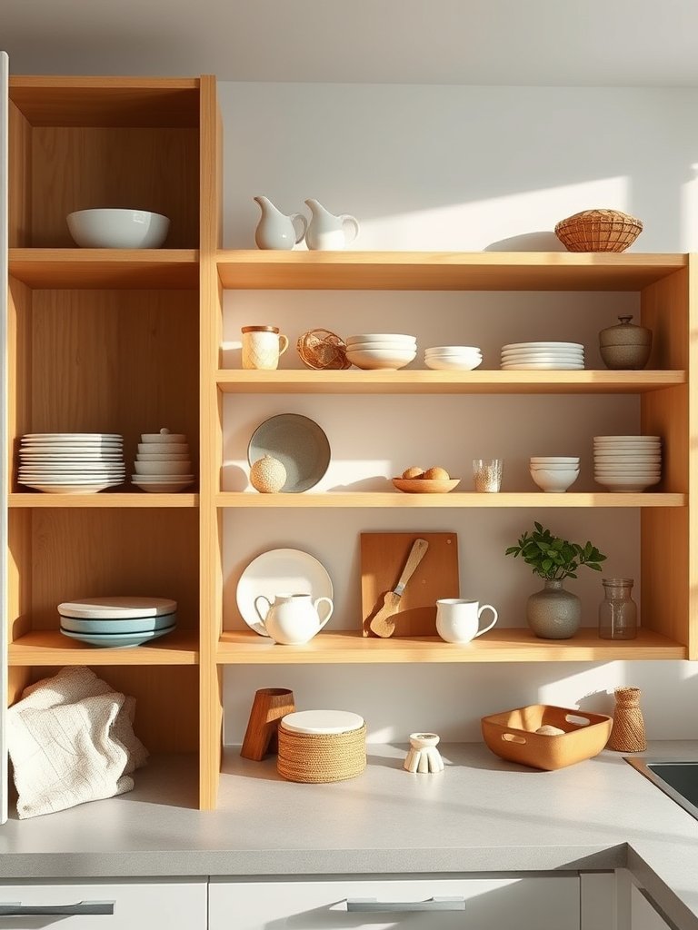 Open Shelving Instead Of Doors