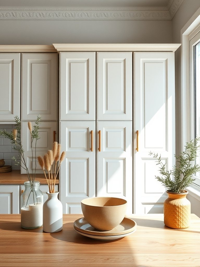 Paint the Interior Cabinet Backs